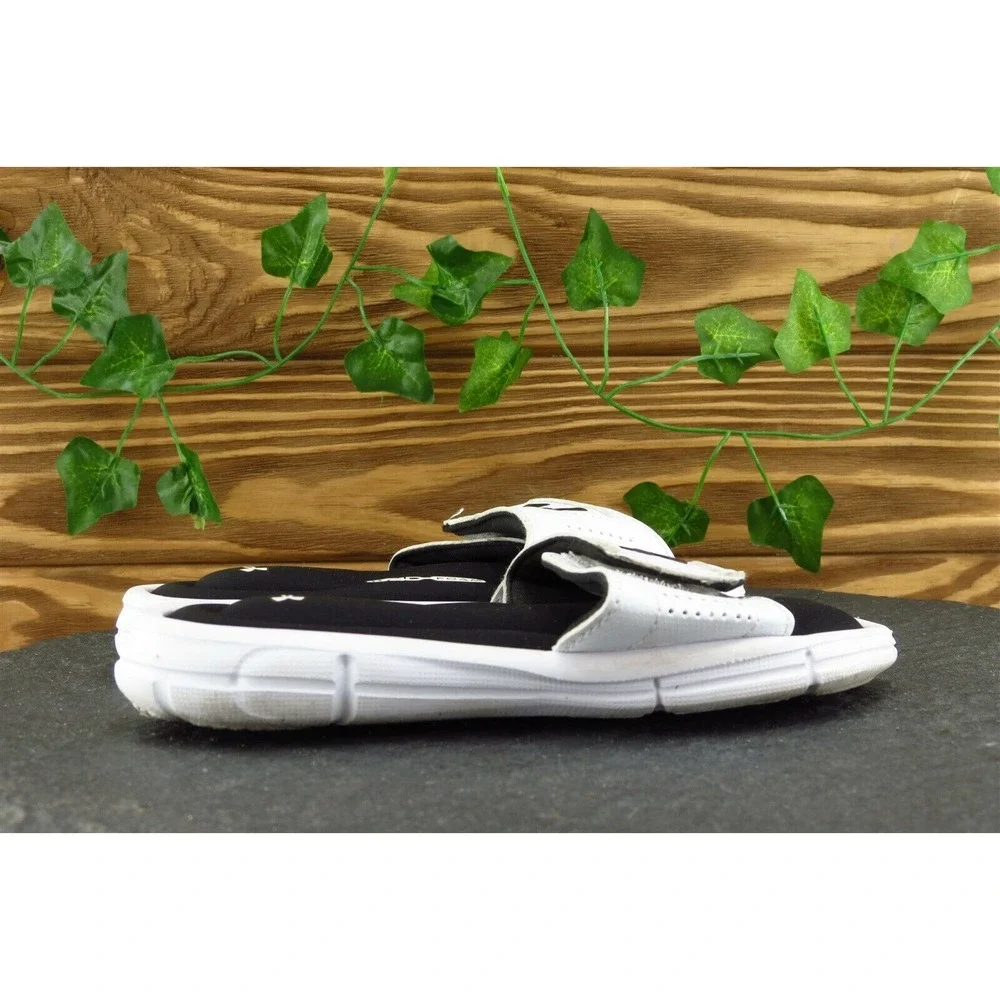 Under Armour Toddler‎ Unisex 11 Medium White Slide Synthetic